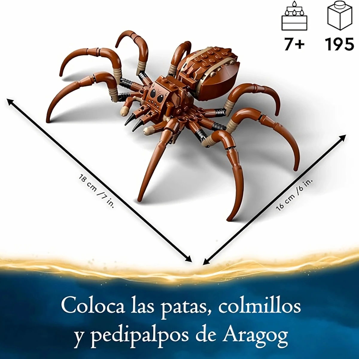 LEGO Harry Potter Aragog en el Bosque Prohibido 3