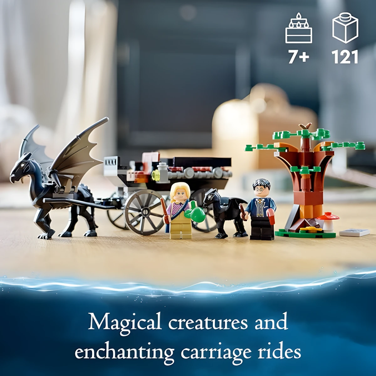 LEGO Harry Potter Carruaje y Thestrals de Hogwarts 1