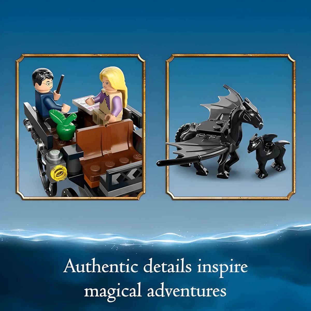 LEGO Harry Potter Carruaje y Thestrals de Hogwarts 3