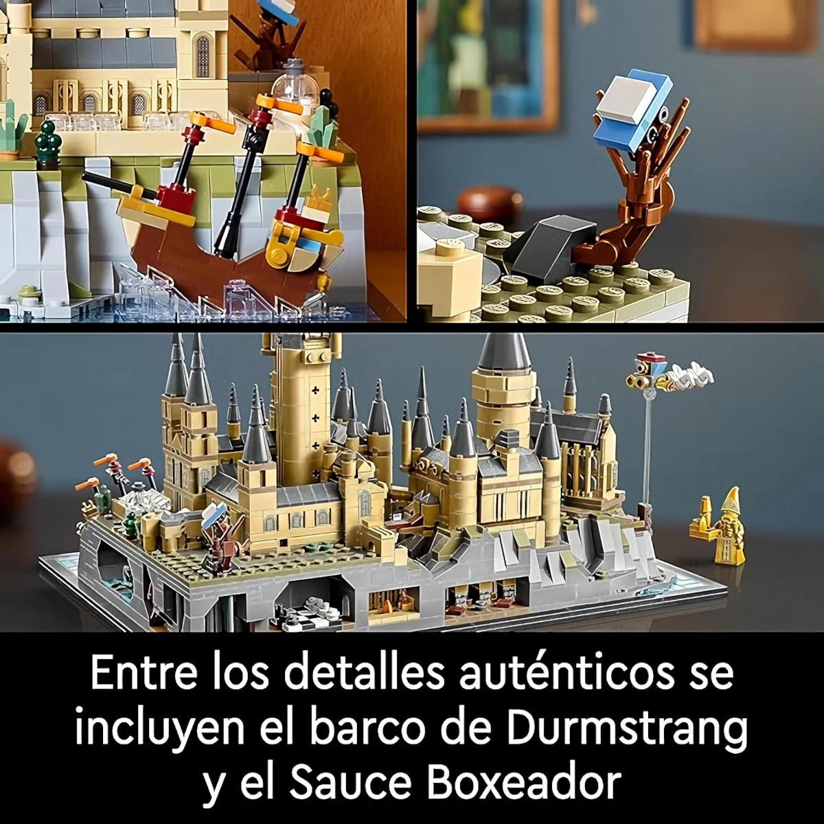 LEGO Harry Potter Castillo y Terrenos de Hogwarts, Set con Lugares Emblemáticos 2