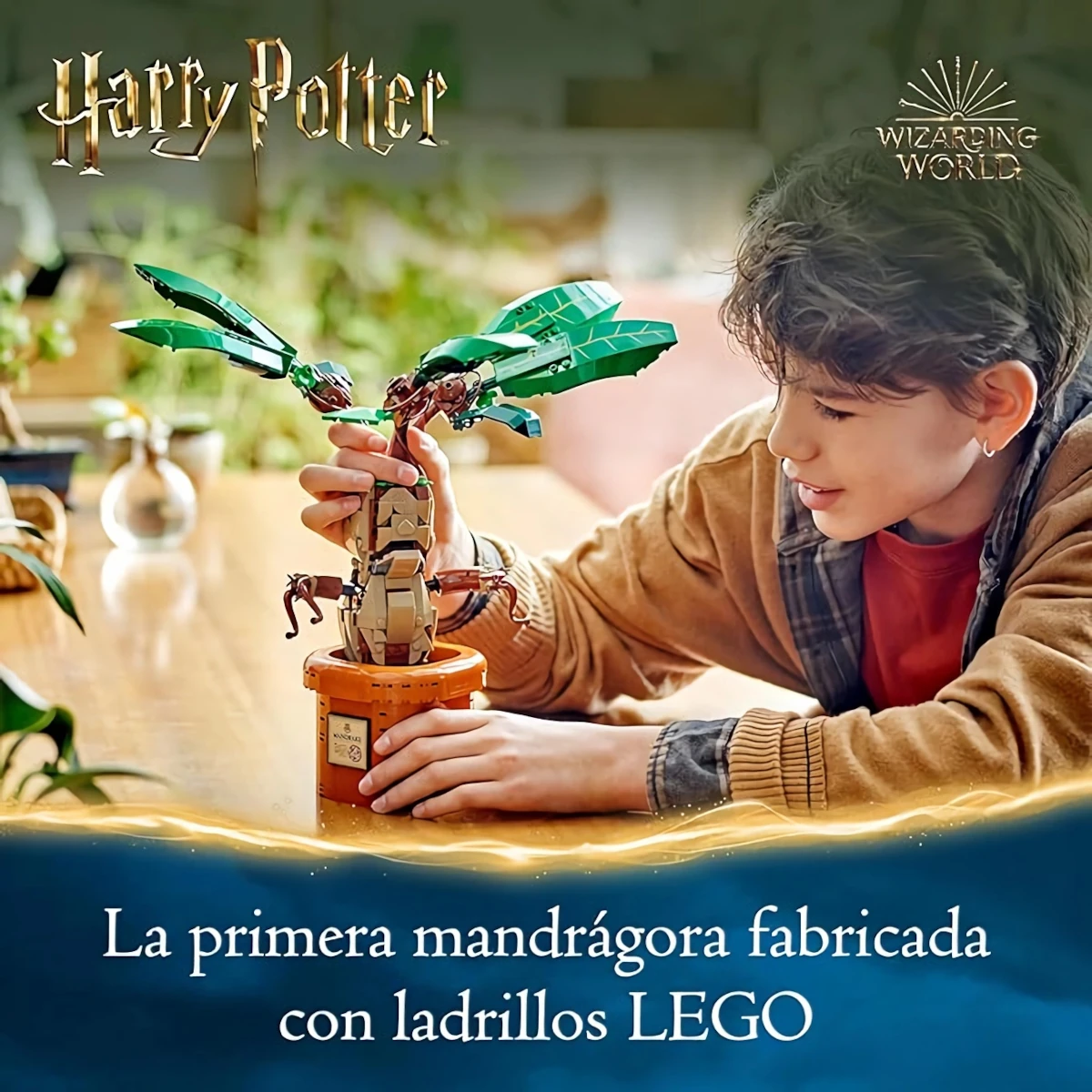 Lego Harry Potter Mandrágora, figura coleccionable de planta y maceta 1