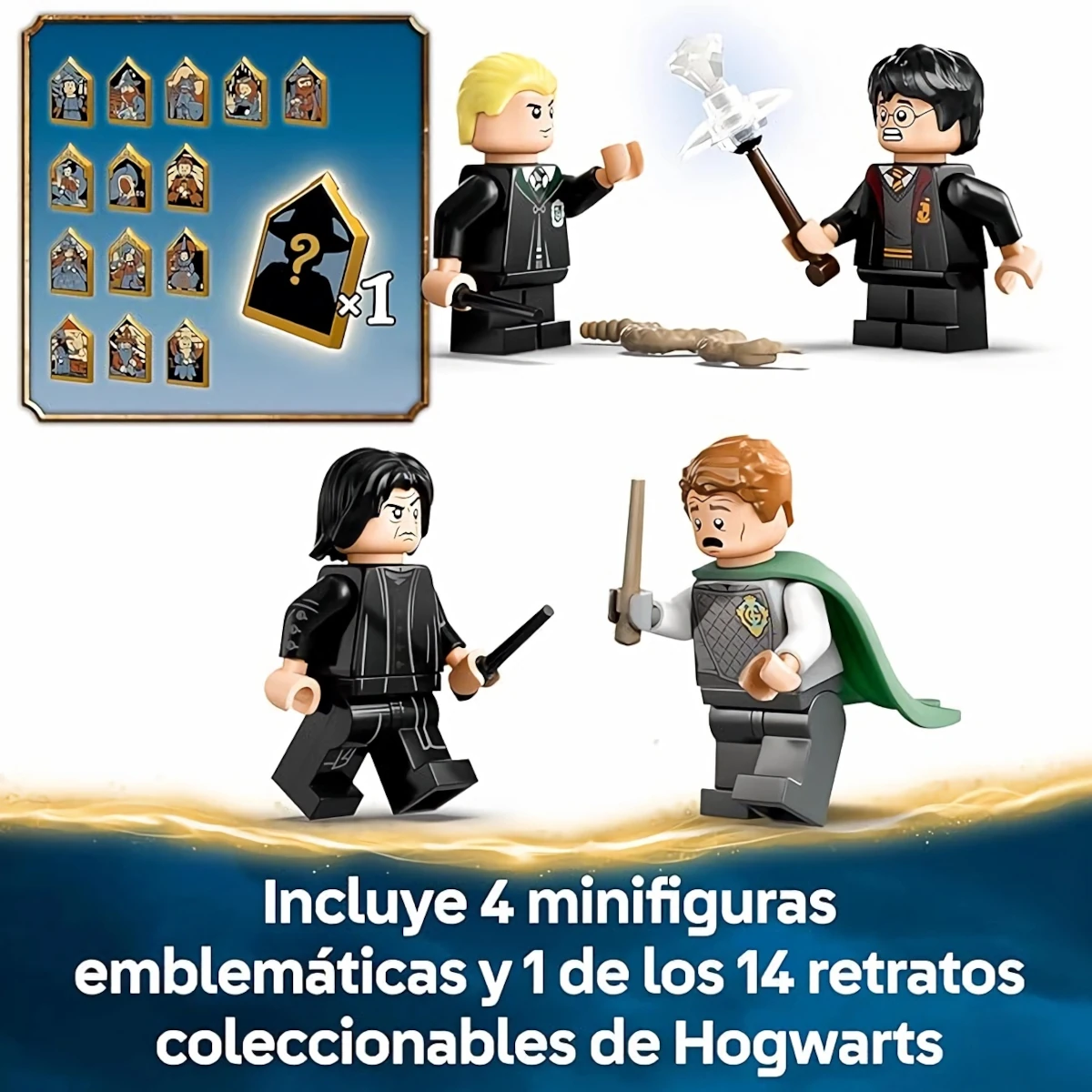 Lego Harry Potter castillo de Hogwarts Club de duelo con 4 minifiguras 3