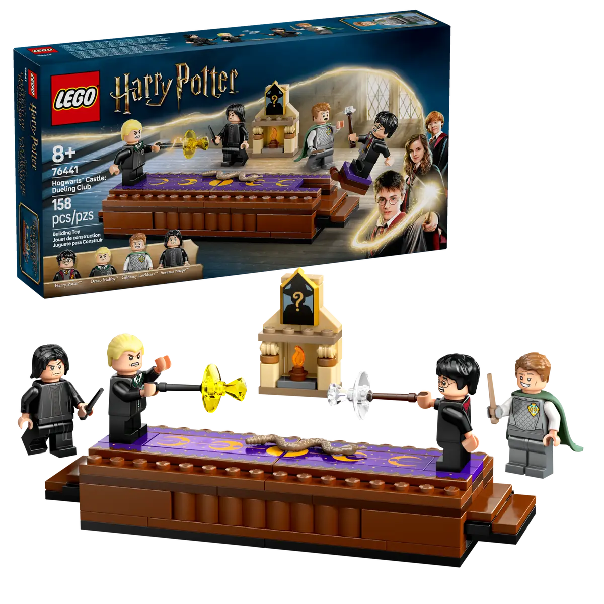 Lego Harry Potter castillo de Hogwarts Club de duelo con 4 minifiguras