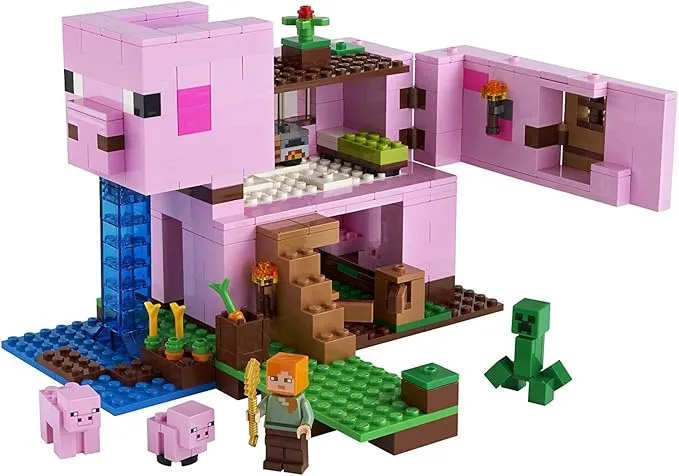 LEGO Minecraft The Pig House con Alex-1_webp
