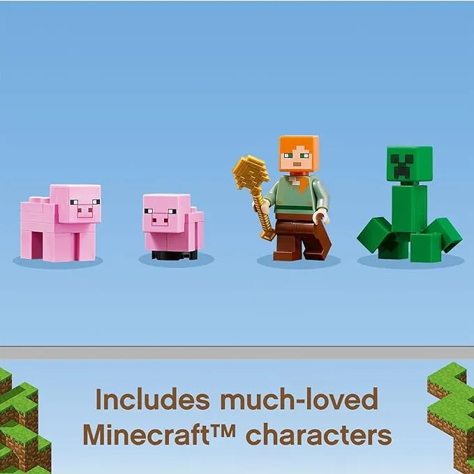 LEGO Minecraft The Pig House con Alex-4_webp