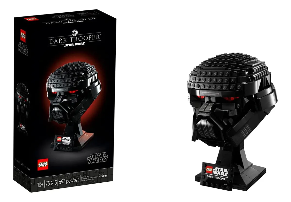 Lego Star Wars Dark Trooper Helmet-5
